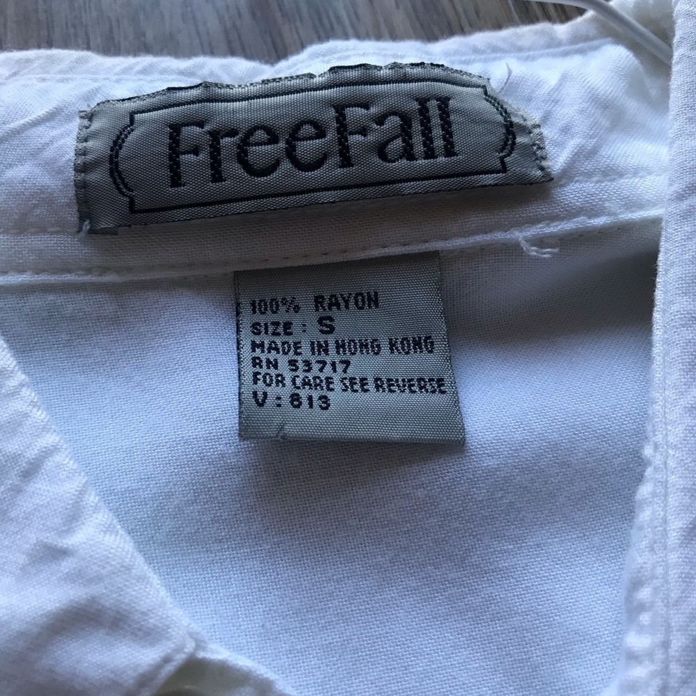 Men’s Loose White Shirt - Picture 5 of 5